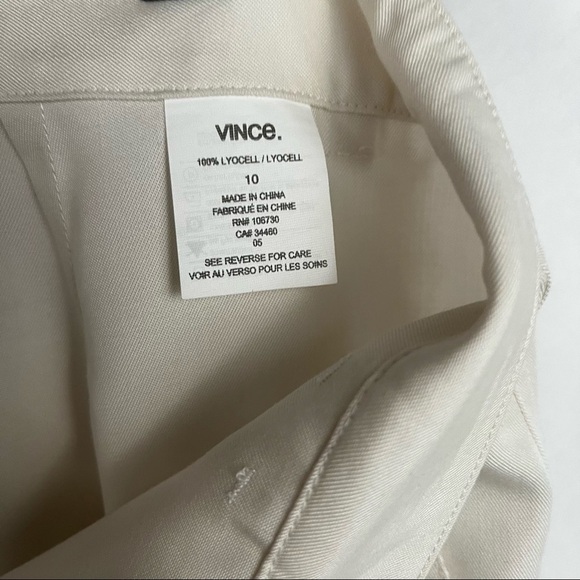 VINCE Tailored High Rise Slim Straight Trousers - Picture 7 of 8